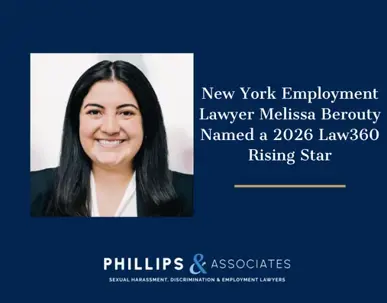 New York Employment Lawyer Melissa Berouty Named a 2026 Law360 Rising Star