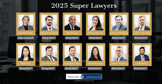 12 Phillips & Associates Attorneys Included in the 2025 Super Lawyers® Magazine