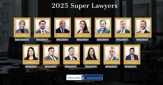 13 Phillips & Associates Attorneys Included in the 2025 Super Lawyers® Magazine