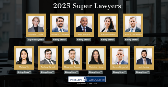 11 Phillips & Associates Attorneys Included in the 2025 Super Lawyers® Magazine