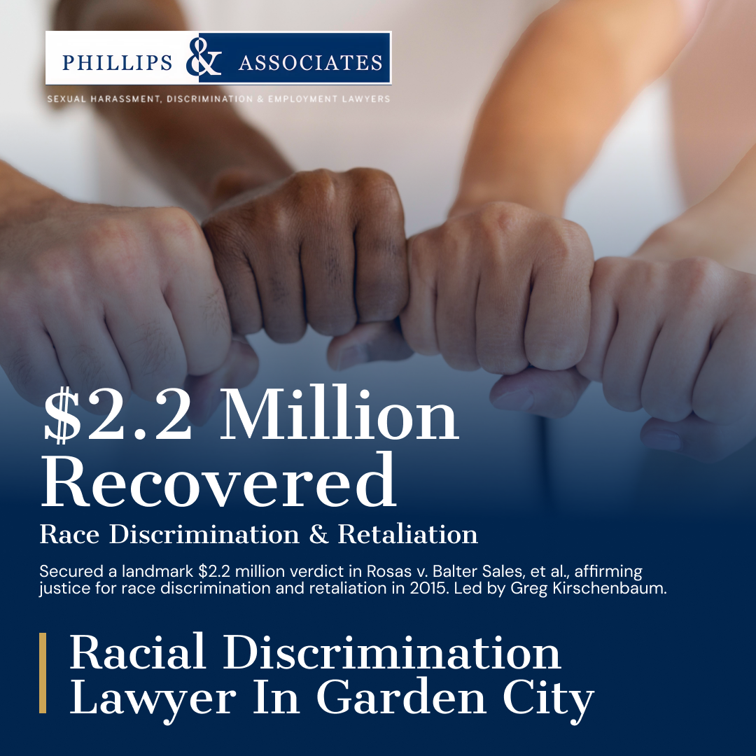 Racial discrimination lawyer in Garden City