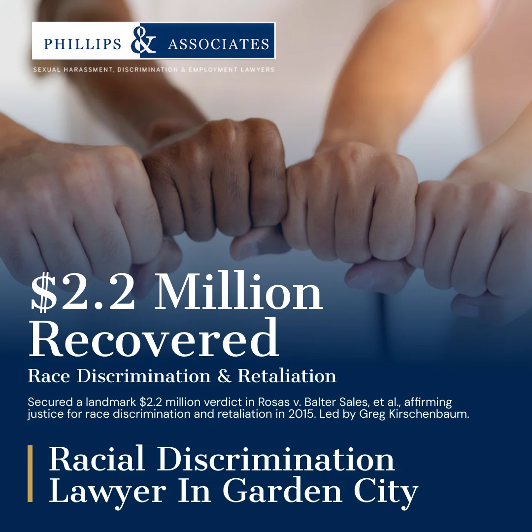 Racial discrimination lawyer in Garden City