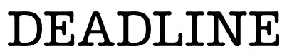 Deadline logo